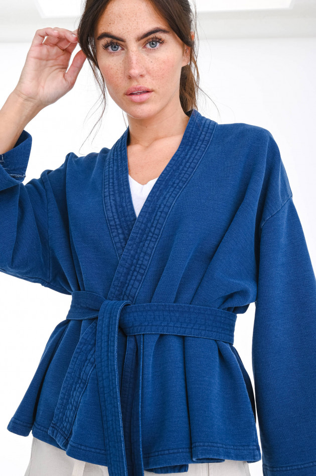 Closed Kimono in Indigoblau