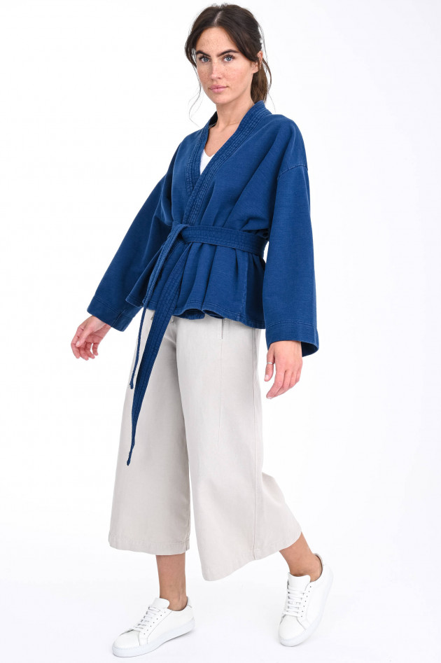 Closed Kimono in Indigoblau