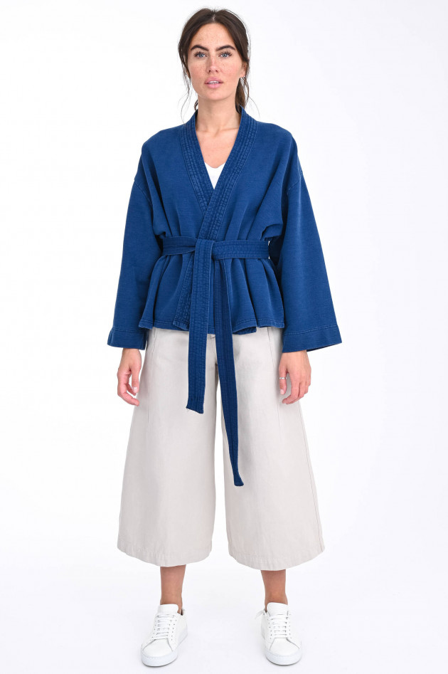 Closed Kimono in Indigoblau