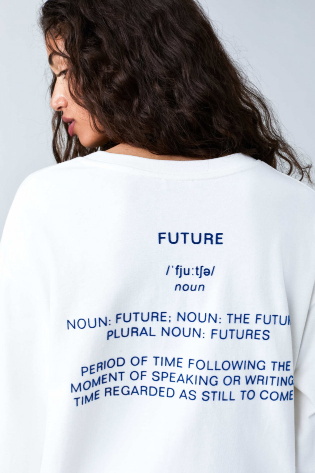 Closed Sweater mit "Future-Print" in Natur