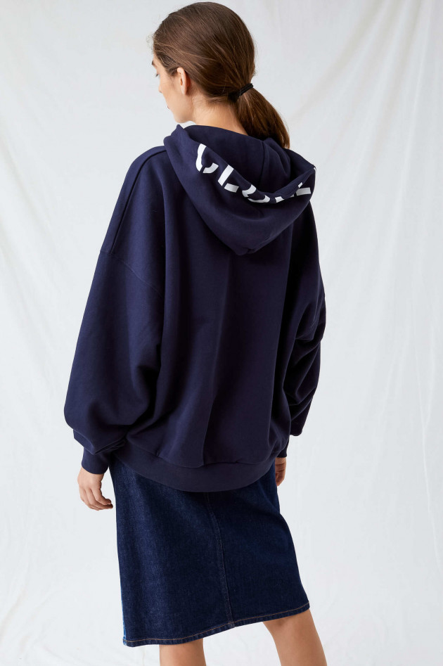 Closed Hoodie mit Logo in Navy