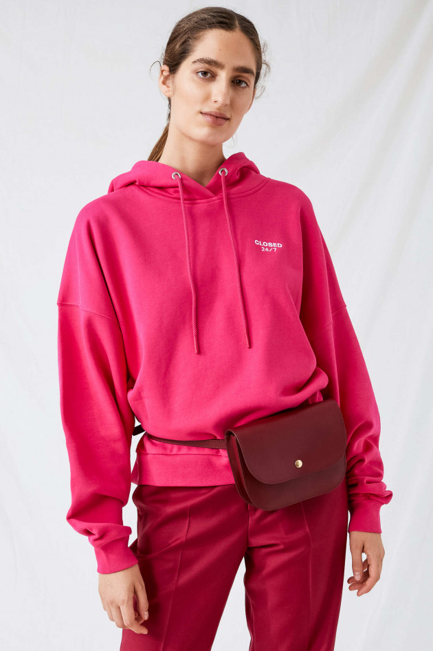 Closed Hoodie mit Logo in Pink