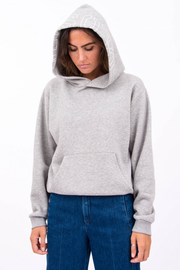 Closed Sportiver Hoodie in Grau meliert