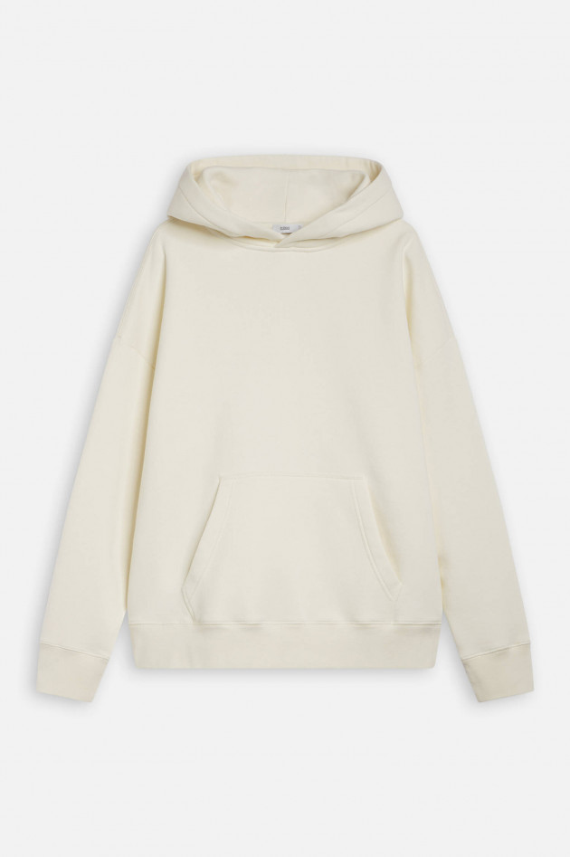 Closed Hoodie mit XL-Schriftzug in Pastell-Pfirsich