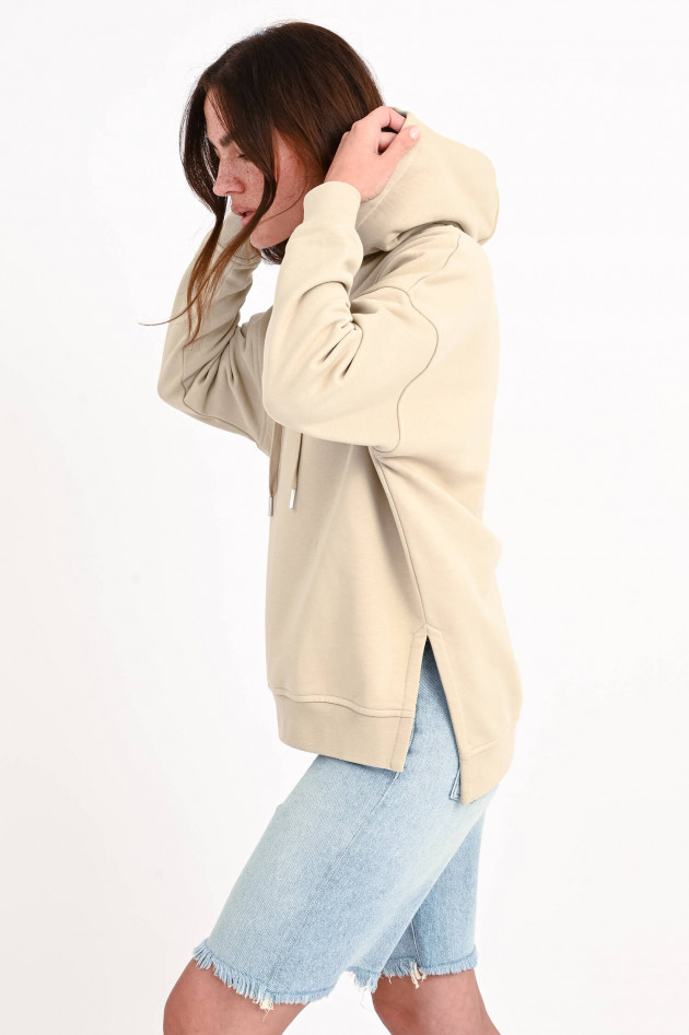 Closed Hoodie mit Print in Grain Beige