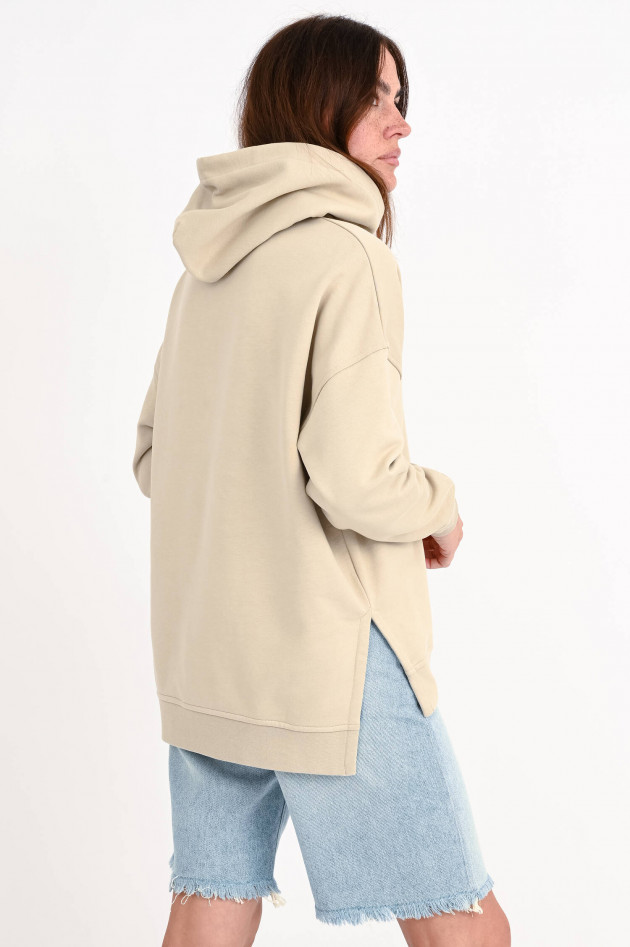 Closed Hoodie mit Print in Grain Beige