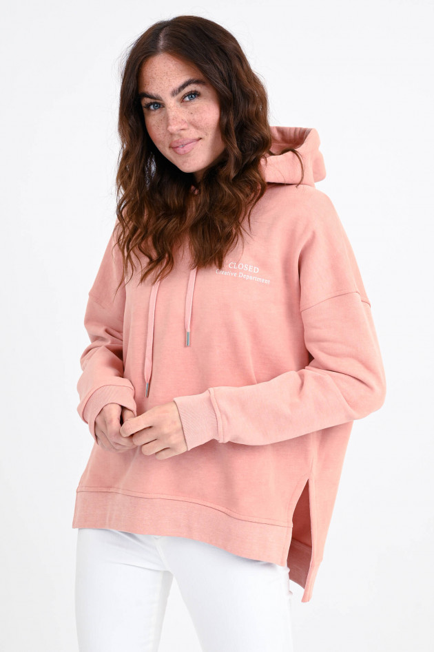 Closed Hoodie mit Print in Wild Rose