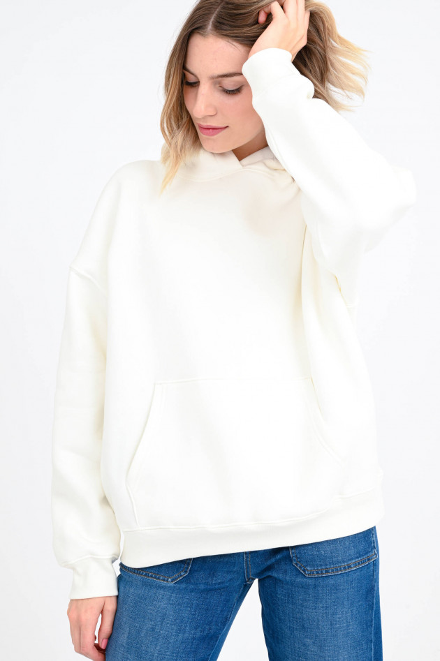 Closed Oversized Hoodie mit Rückenprint in Creme