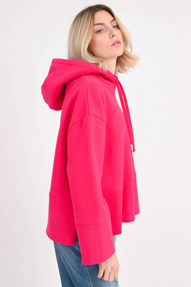 Closed Hoodie mit Logo-Stickung in Hot Pink