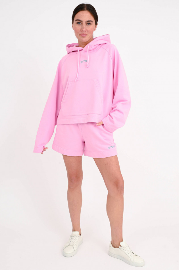 Closed Boxy Hoddie in Rosa