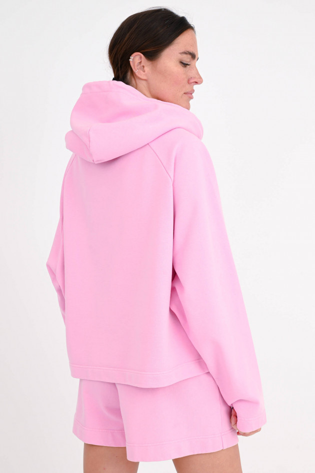 Closed Boxy Hoddie in Rosa