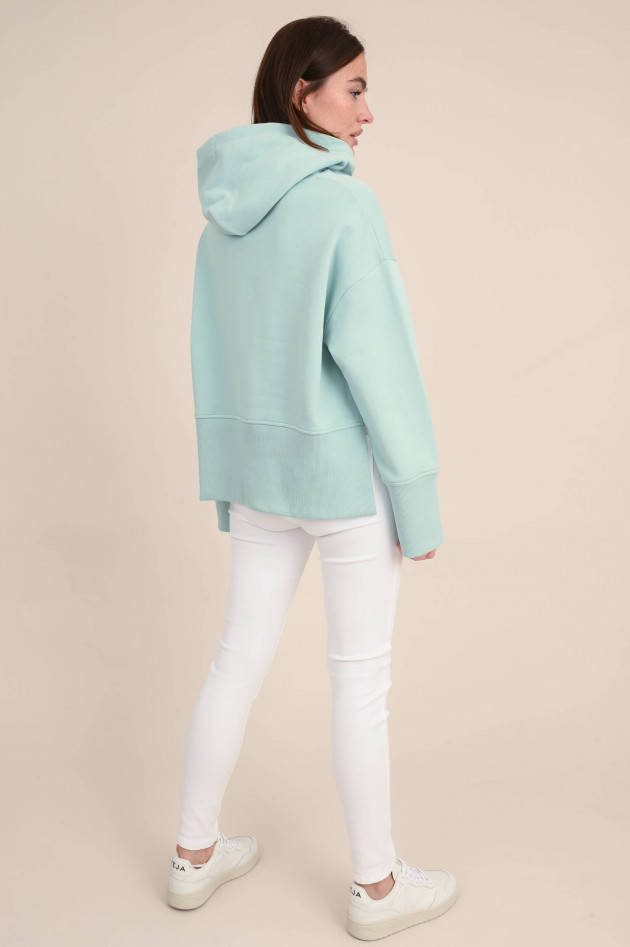 Closed Hoodie mit Logo-Stickerei in Mint