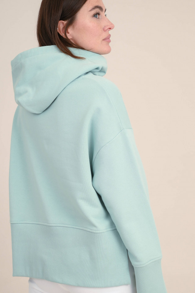 Closed Hoodie mit Logo-Stickerei in Mint