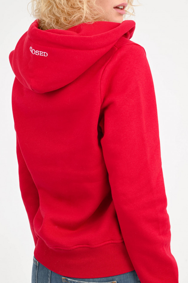 Closed Hoodie in Chilli Pepper Red