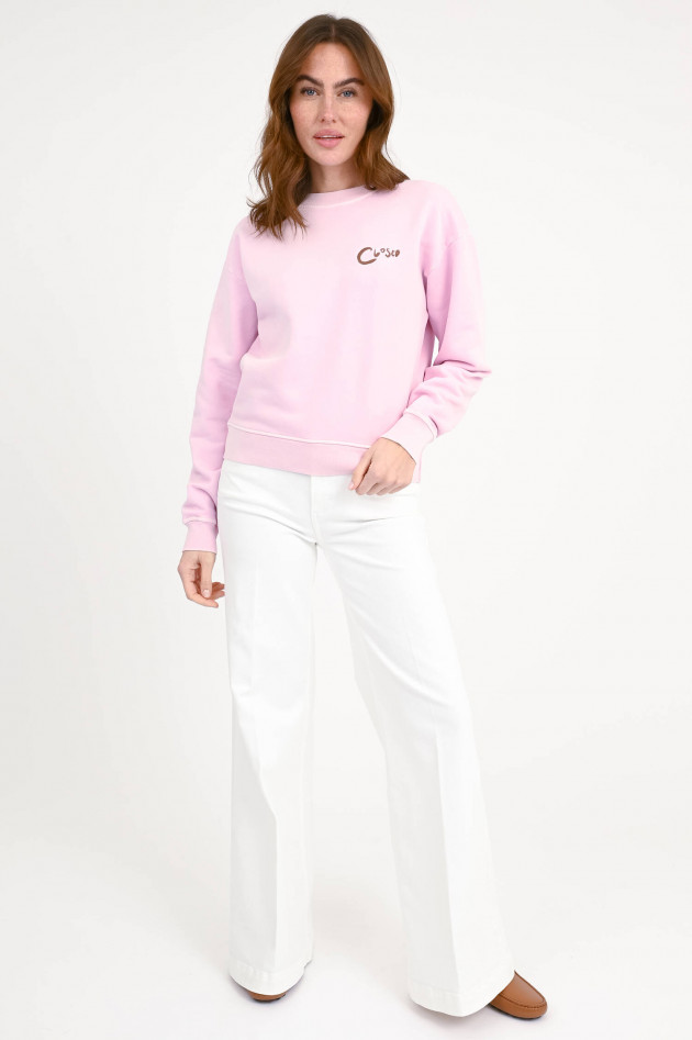 Closed Hoodie mit XXL Back Stiching in Rosa