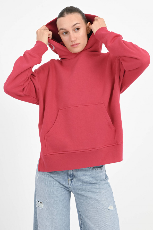 Closed Hoodie in Cherry Red