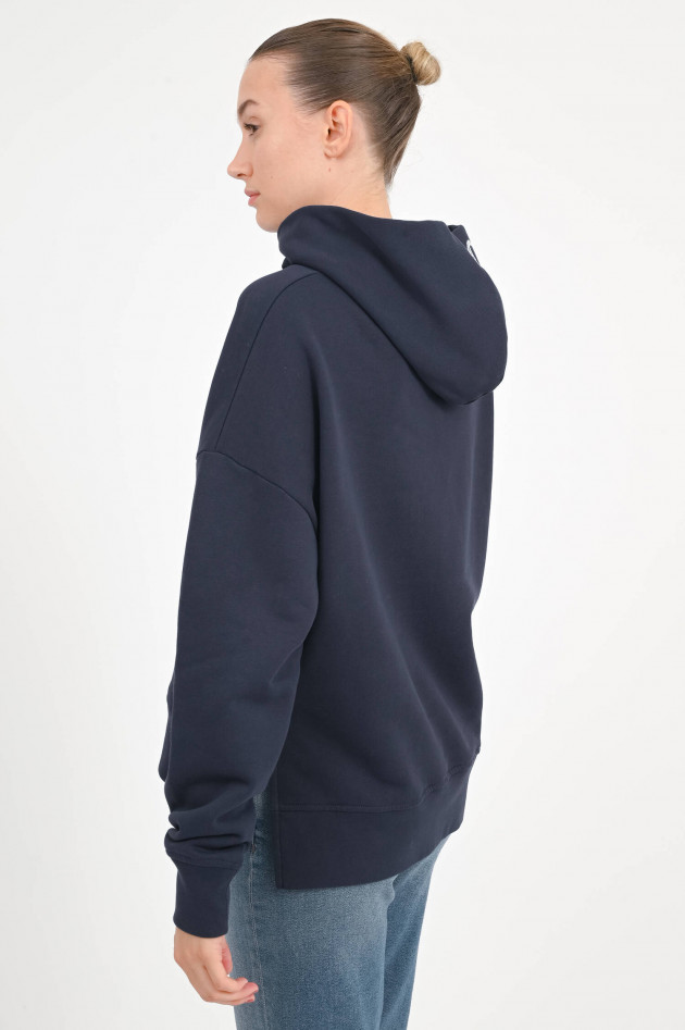 Closed Hoodie mit Closed-Schriftzug in Navy