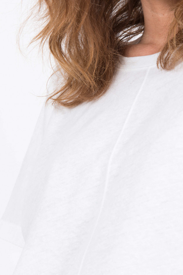 Closed Oversized Shirt in Weiß