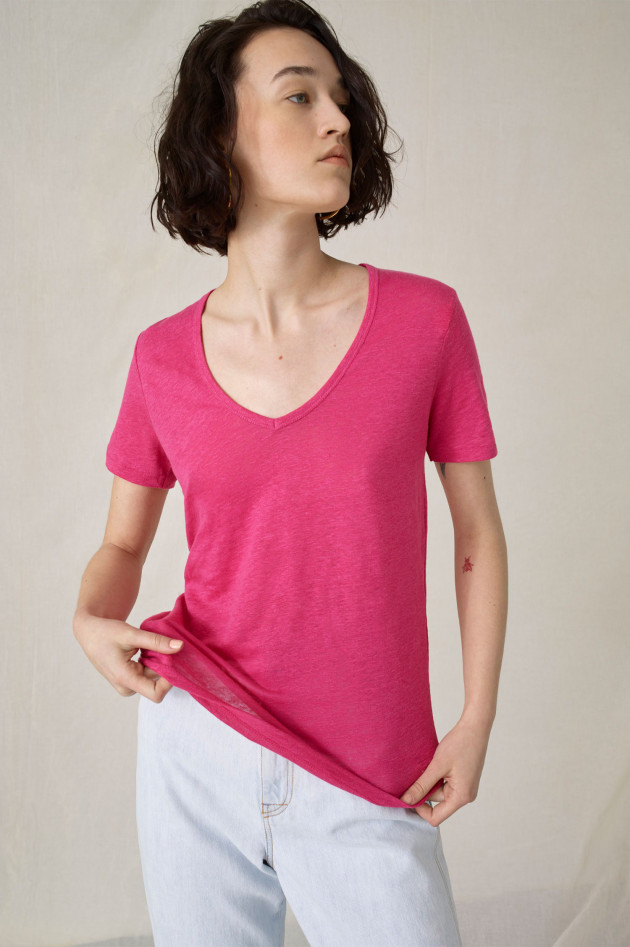 Closed Leinenshirt in Pink