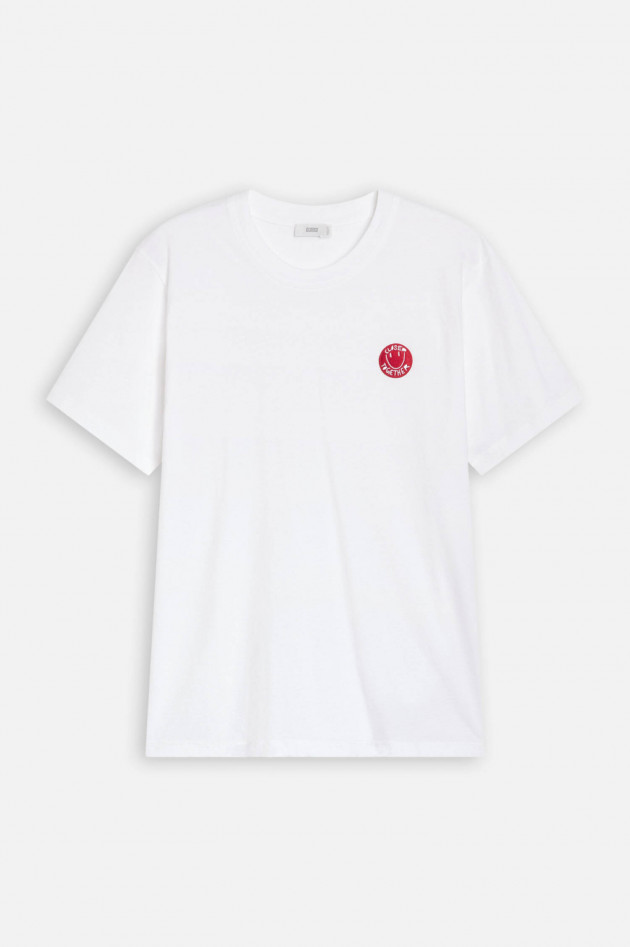 Closed Organic-Cotton Shirt mit Label-Patch in Weiß