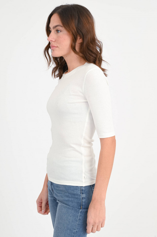 Closed Rippshirt in Ivory
