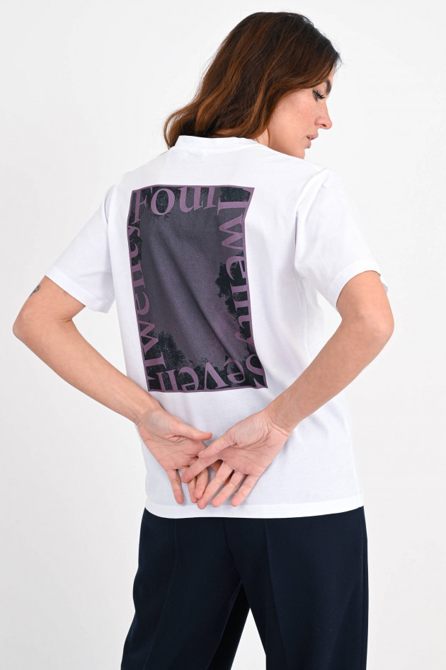 Closed T-Shirt mit Print in Weiß