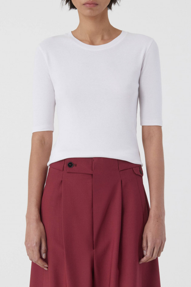 Closed Basic Baumwoll-Mix T-Shirt in Hellrosa