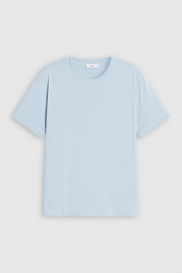 Closed Jersey T-Shirt in Hellblau