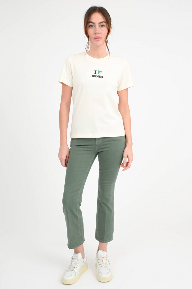 Closed T-Shirt I LOVE DENIM in Ivory
