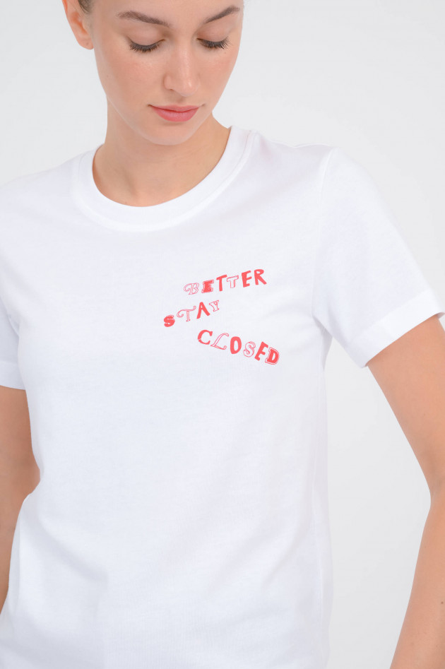 Closed T-Shirt BETTER STAY CLOSED in Weiß