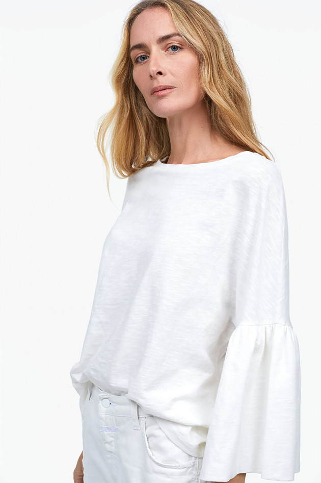 Closed Shirt mit Trompetenarm in Natur Closed Shirt mit Trompetenarm in Natur