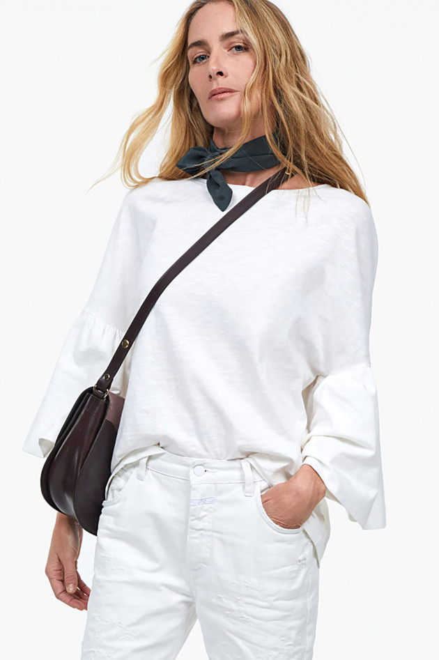 Closed Shirt mit Trompetenarm in Natur Closed Shirt mit Trompetenarm in Natur