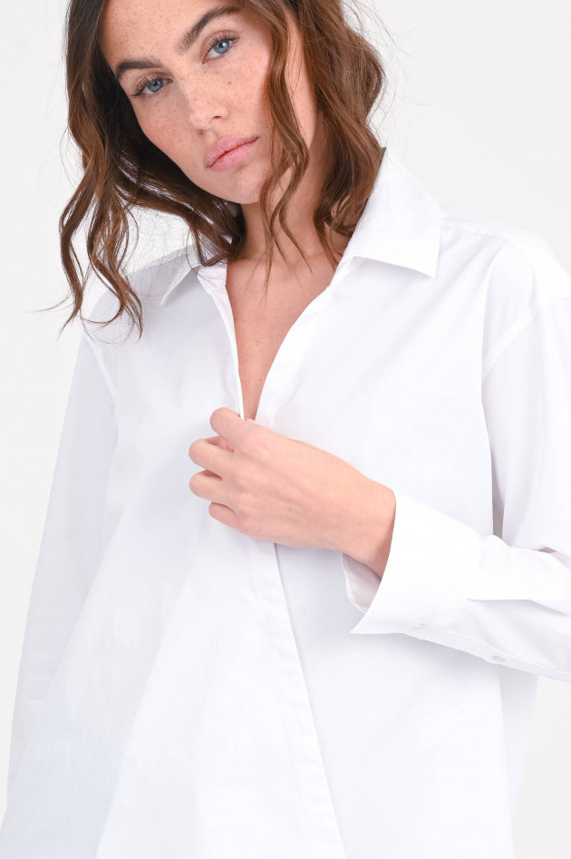 Closed Asymmetrische Bluse in Weiß