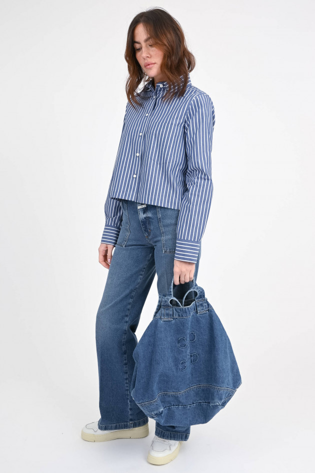 Closed Shopper in Denim-Optik in Mittelblau