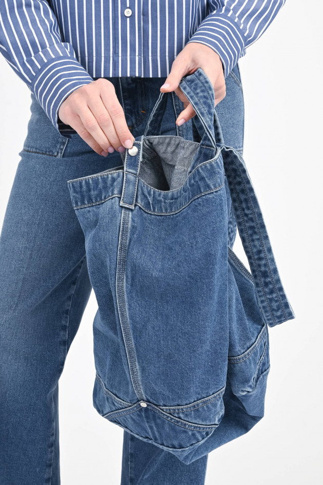 Closed Shopper in Denim-Optik in Mittelblau
