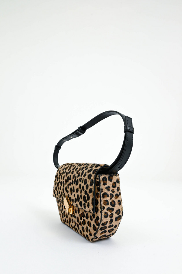 Closed Leo-Schultertasche ONE S in Beige/Schwarz