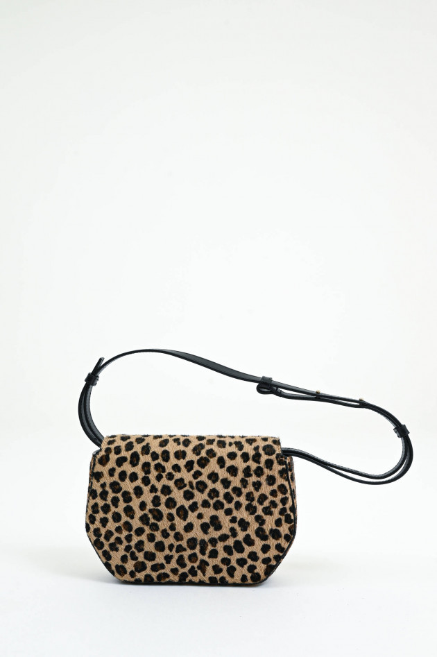Closed Leo-Schultertasche ONE S in Beige/Schwarz