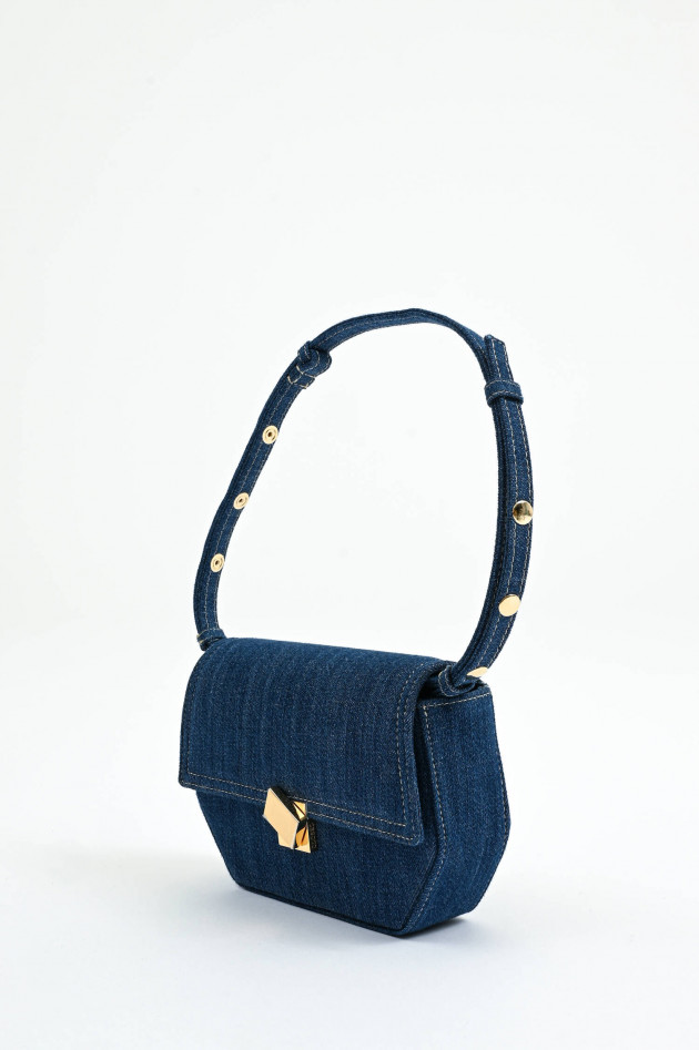 Closed Denim-Schultertasche BAG ONE S in Blau