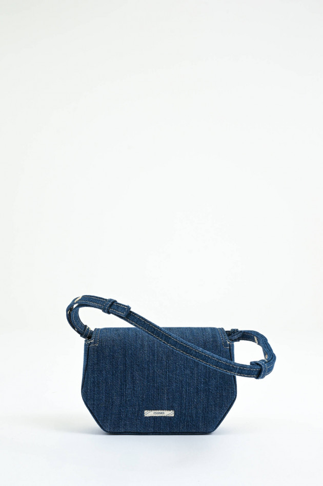Closed Denim-Schultertasche BAG ONE S in Blau