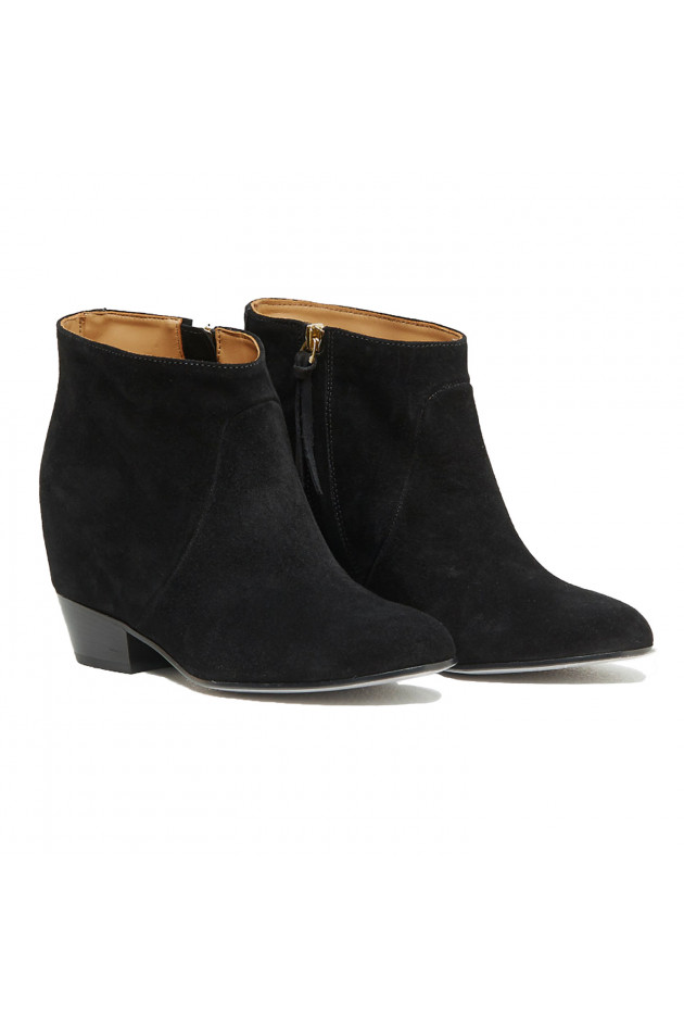 Closed Stiefelette in Schwarz