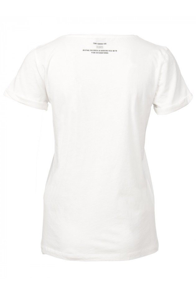 Closed Toni Garrn Shirt mit Print Weiß