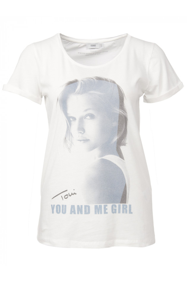 Closed Toni Garrn Shirt mit Print Weiß