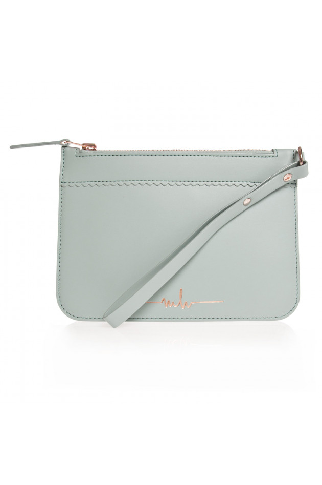 Marina Hoermanseder Clutch in Mintgrün