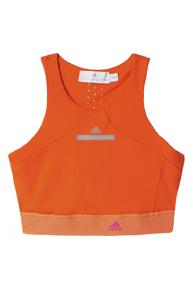 Stella McCartney Crop Top CLIMACHILL in Orange