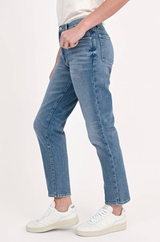 Current/Elliott Boyfriend Jeans in Mittelblau