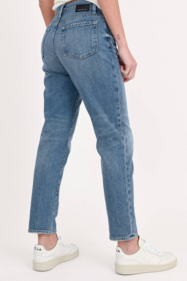 Current/Elliott Boyfriend Jeans in Mittelblau