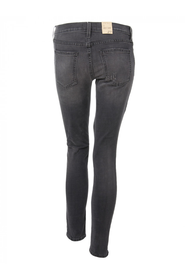 Current/Elliott Jeans The Ankle Skinny Schwarz