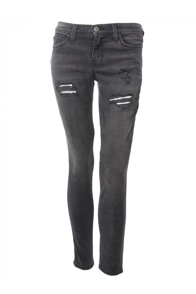 Current/Elliott Jeans The Ankle Skinny Schwarz