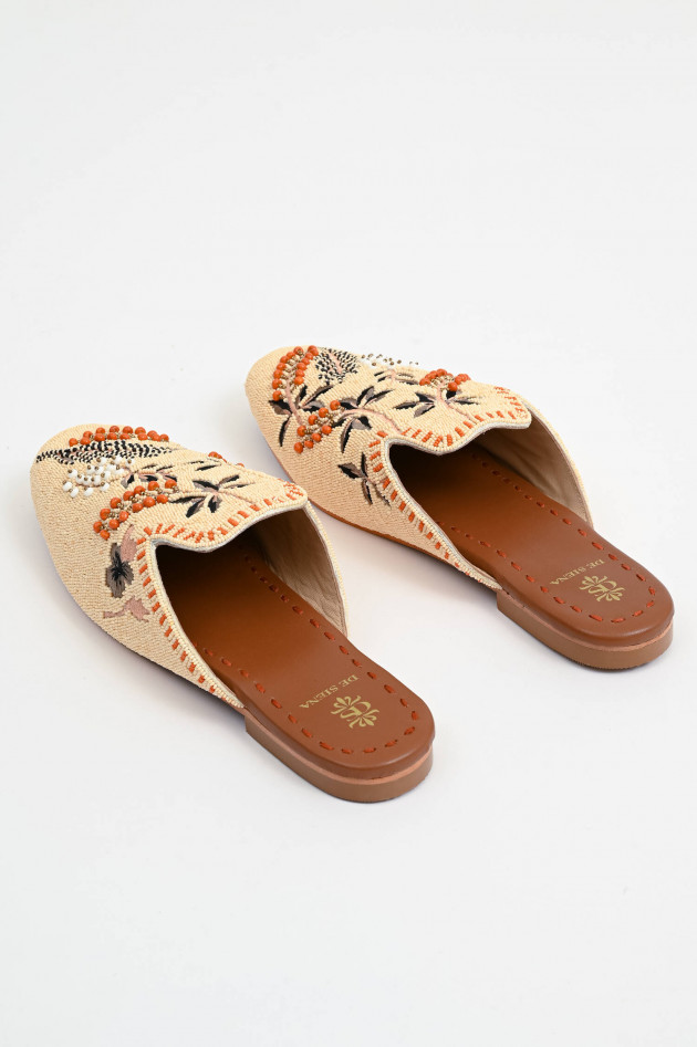De Siena Mules MEADOW in Peach/Orange