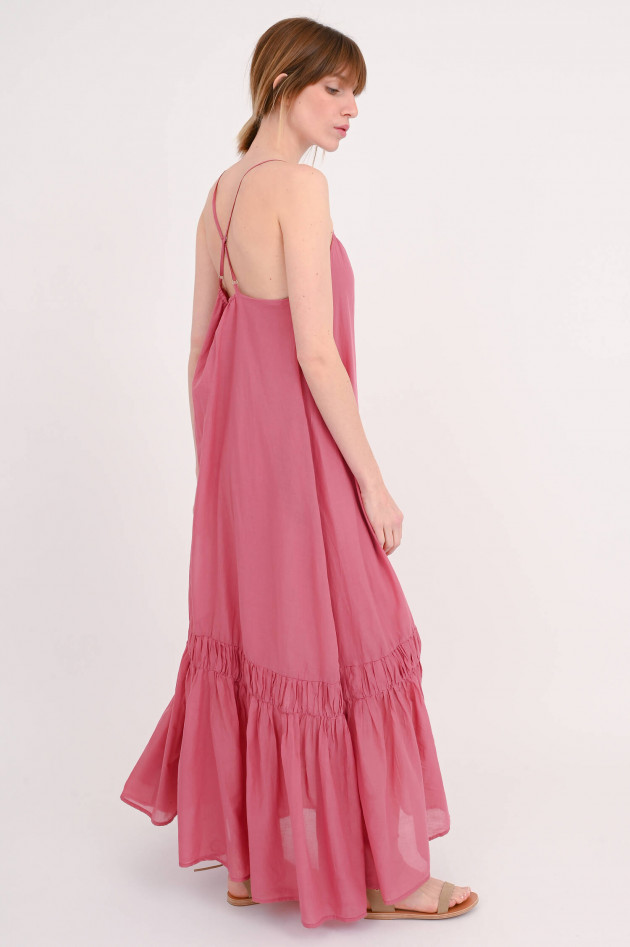 Devotion Twins Maxikleid KARLA mit Volants in Sandrot